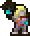 meolove, with a dark feathered wand, and a spell-casters outfit