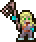 aurum with a spell-caster's outfit, golden necklace, two zatra's rings, iron staff, traveller's gloves and enchanted boots